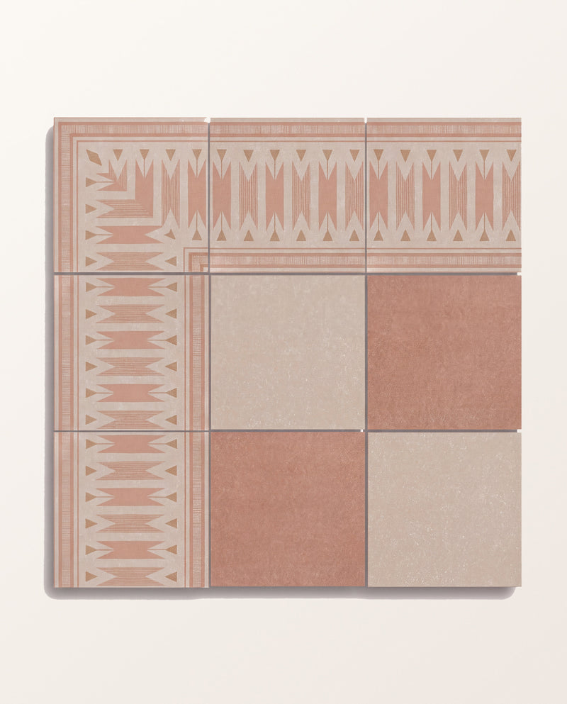 Aventuras Ziggy Corner Terracotta Porcelain