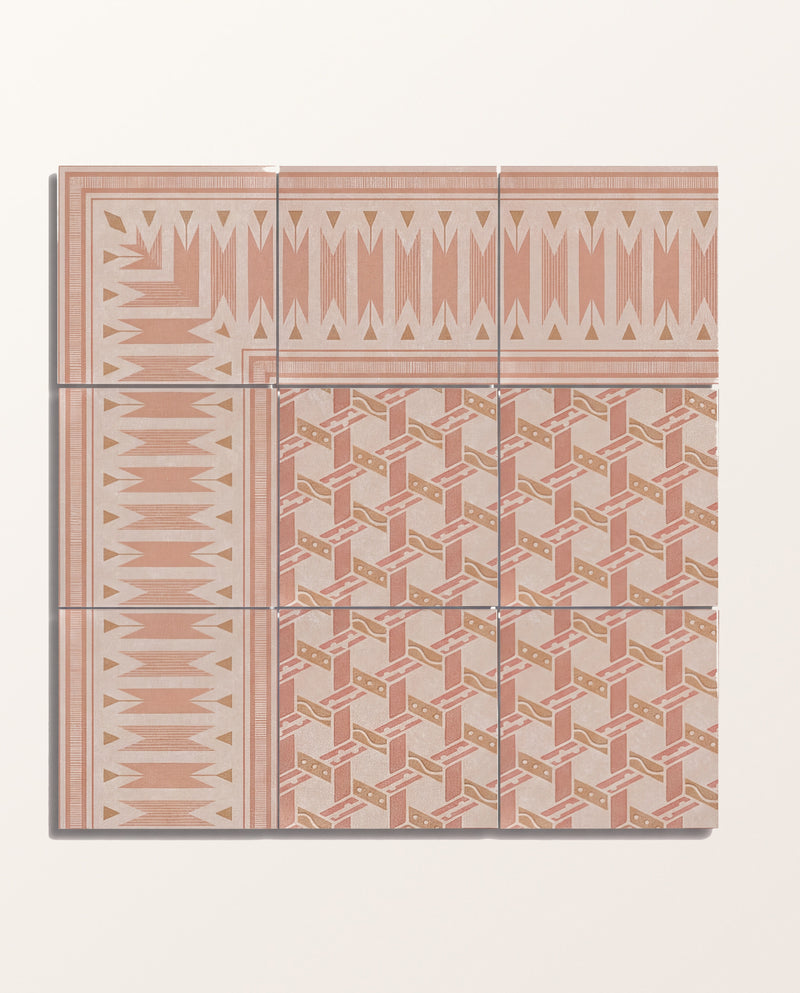 Aventuras Ziggy Corner Terracotta Porcelain