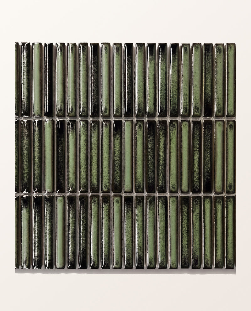 Bamboo Lustre Porcelain Mosaic Forest