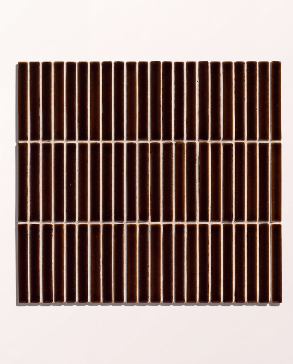 Bamboo Porcelain Mosaic Caramel