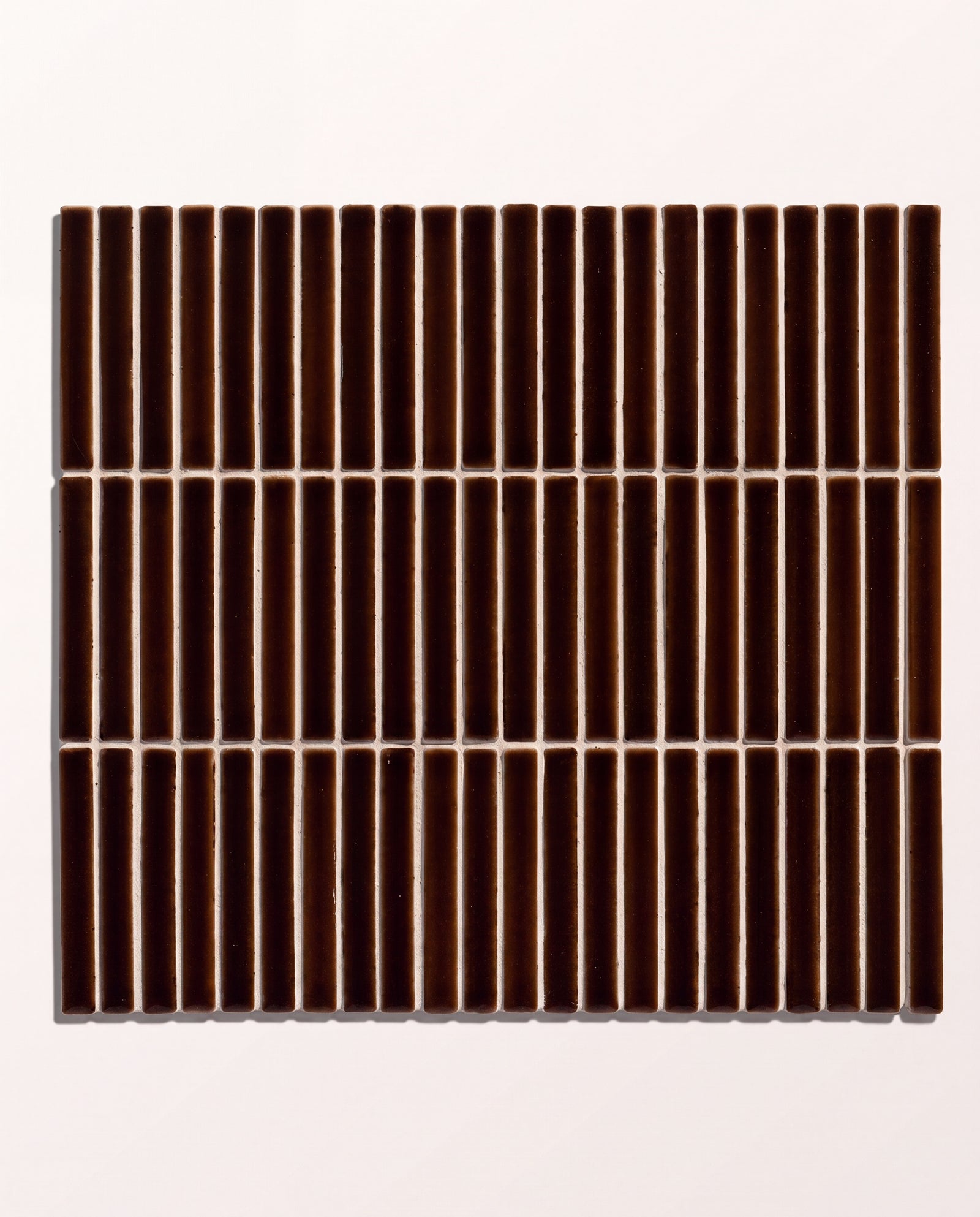 Bamboo Porcelain Mosaic Caramel