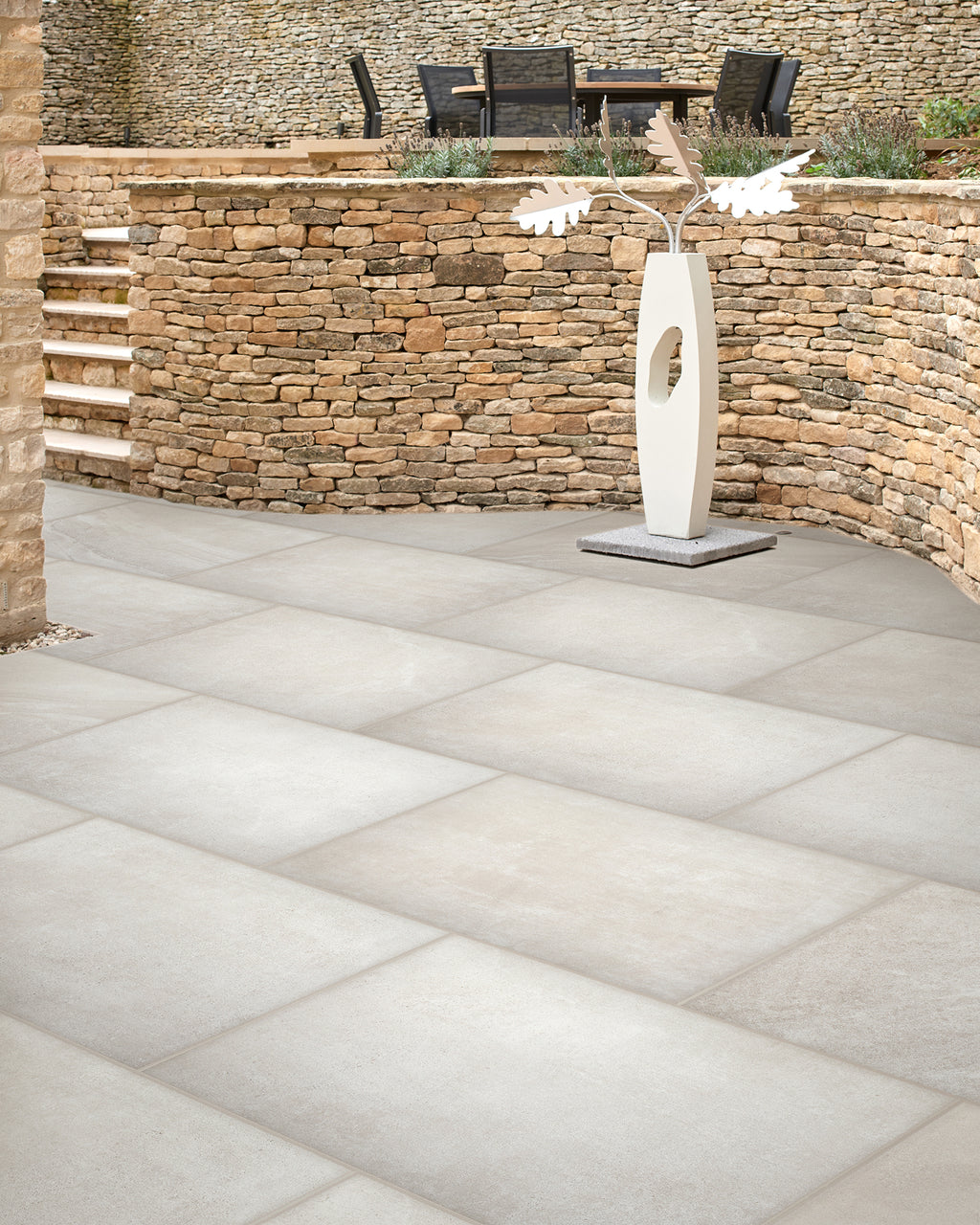 Blenheim Paving Porcelain White