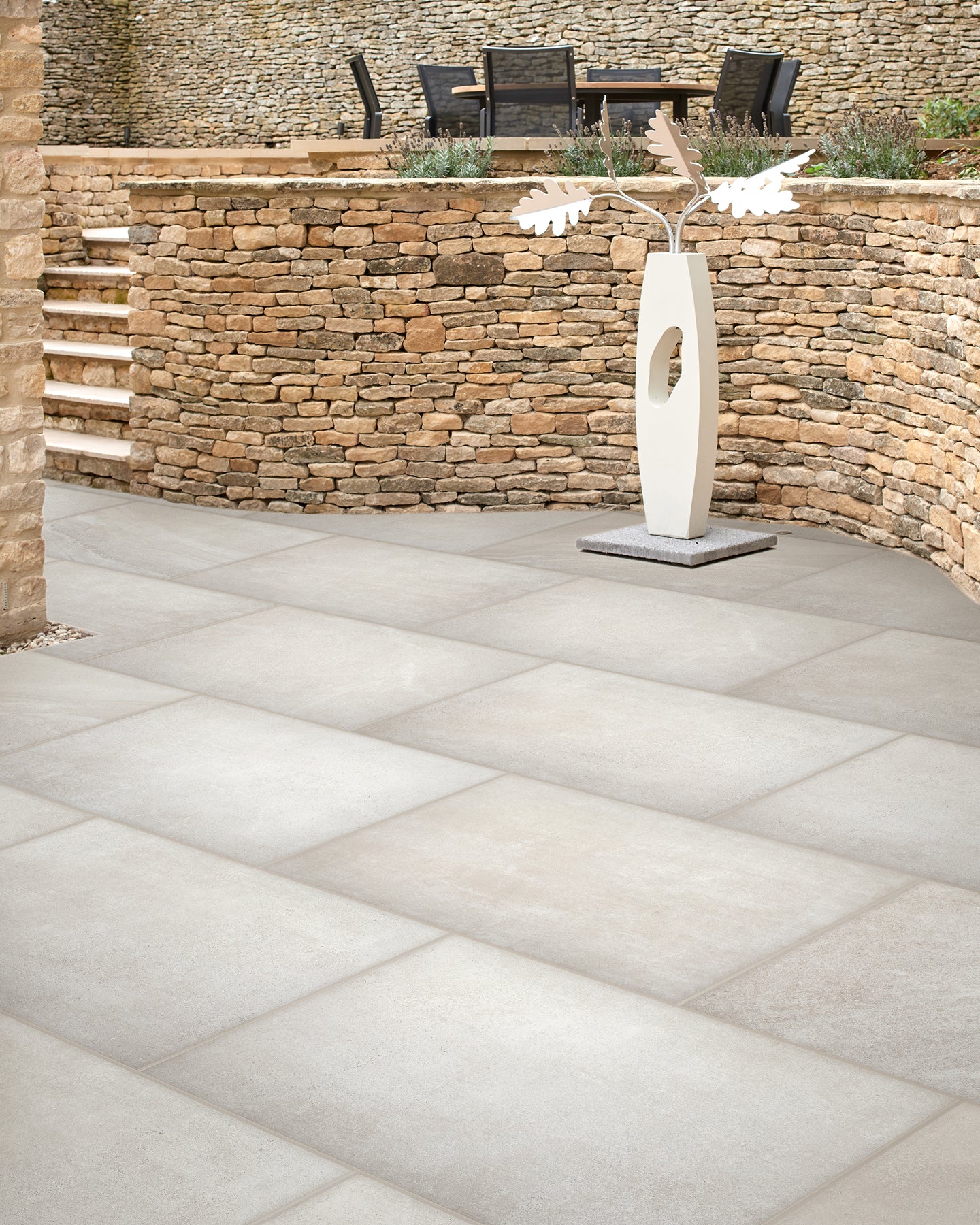 Blenheim Paving Porcelain White