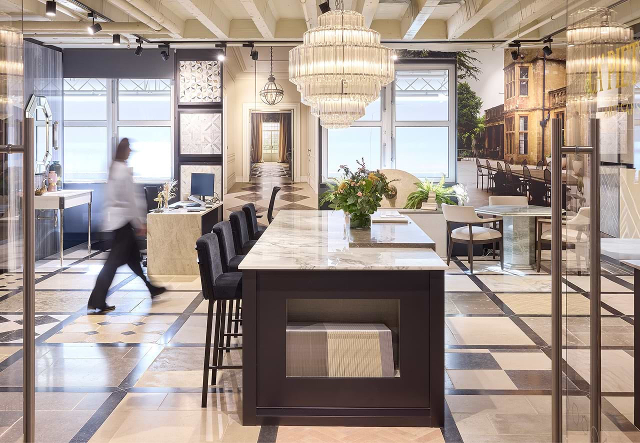 Ca' Pietra Chelsea showroom at Design Centre Chelsea Harbour