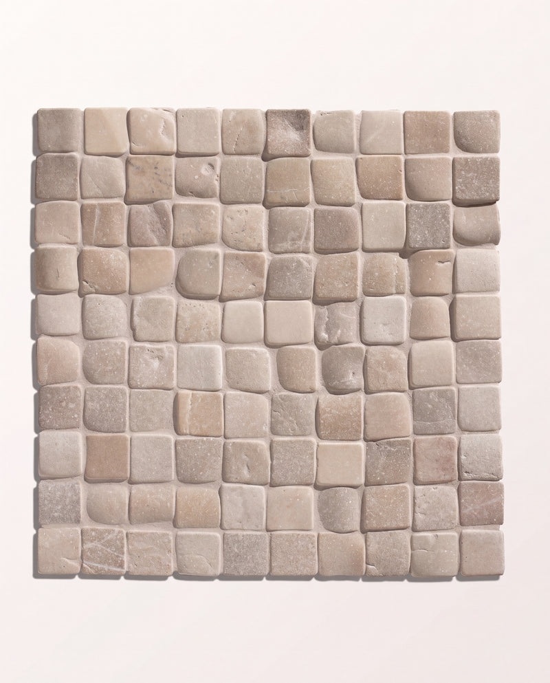 Enso Cobble Mosaic Cube Sand