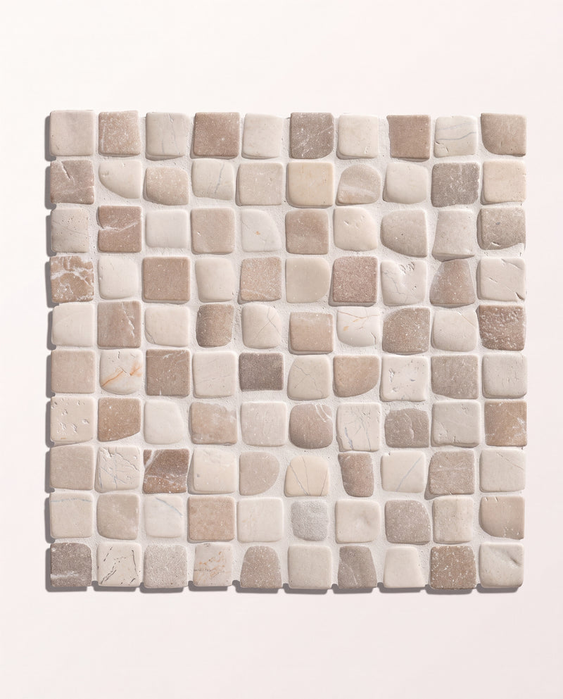 Enso Cobble Mosaic Sand & Chalk Chess