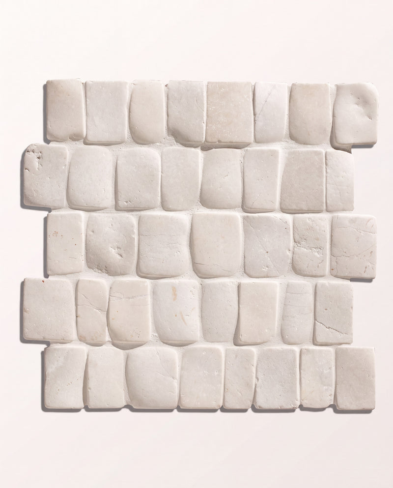 Enso Cobble Mosaic Strip Chalk