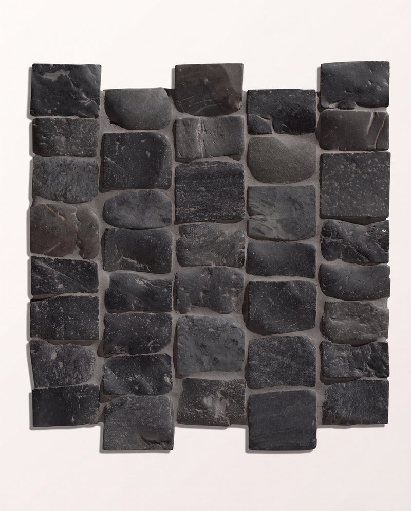 Enso Cobble Mosaic Strip Charcoal