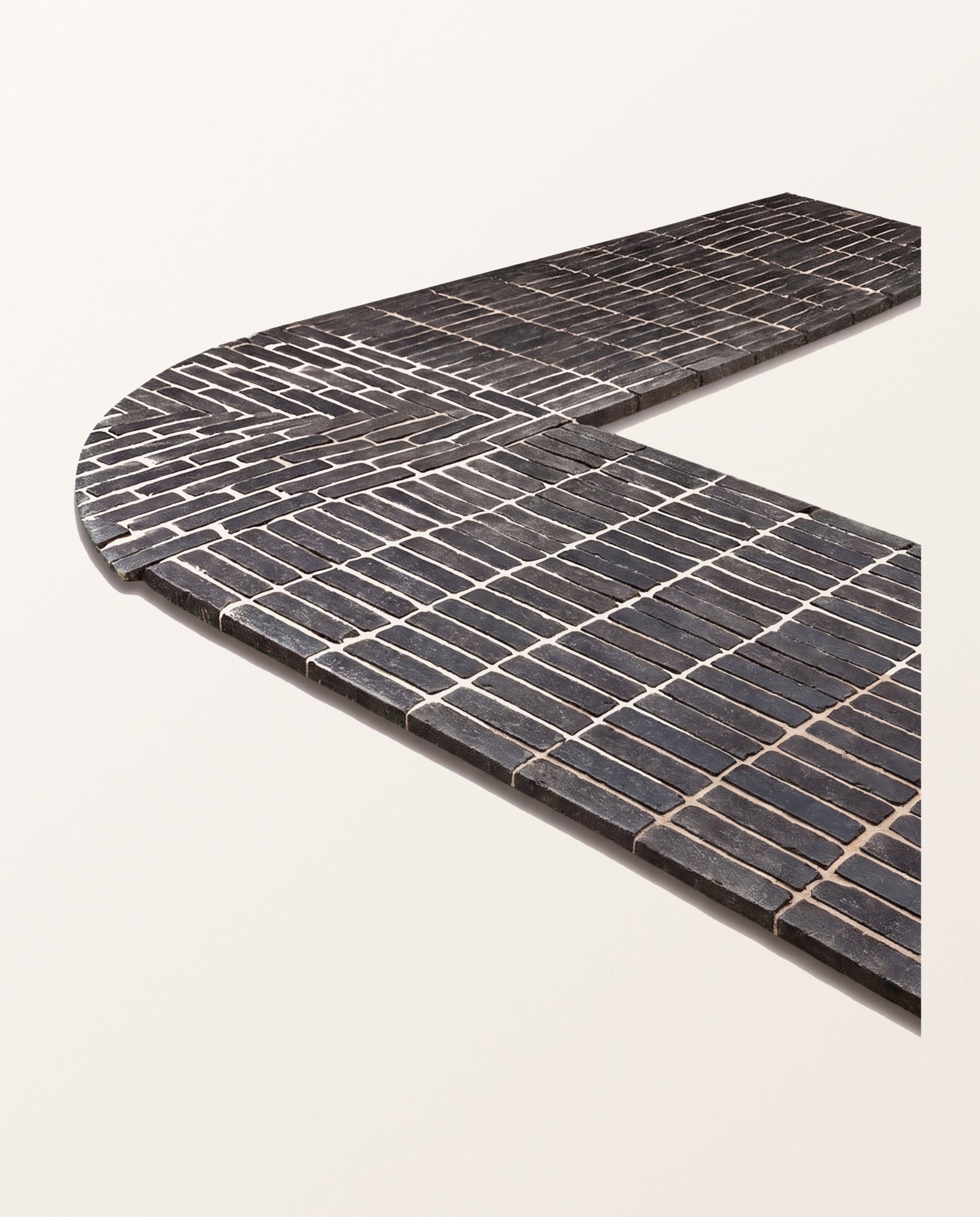 Flanders Charcoal Tumbled Clay Pavers