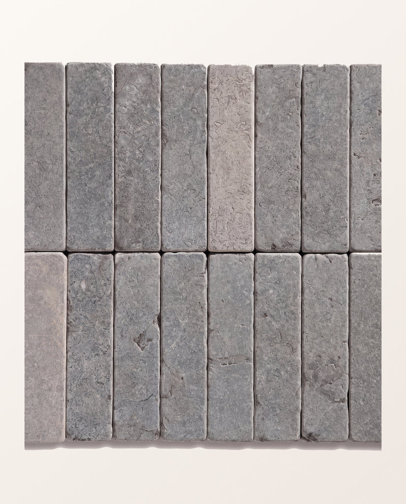 Hazlebury Limestone Tumbled & Etched Klinkers