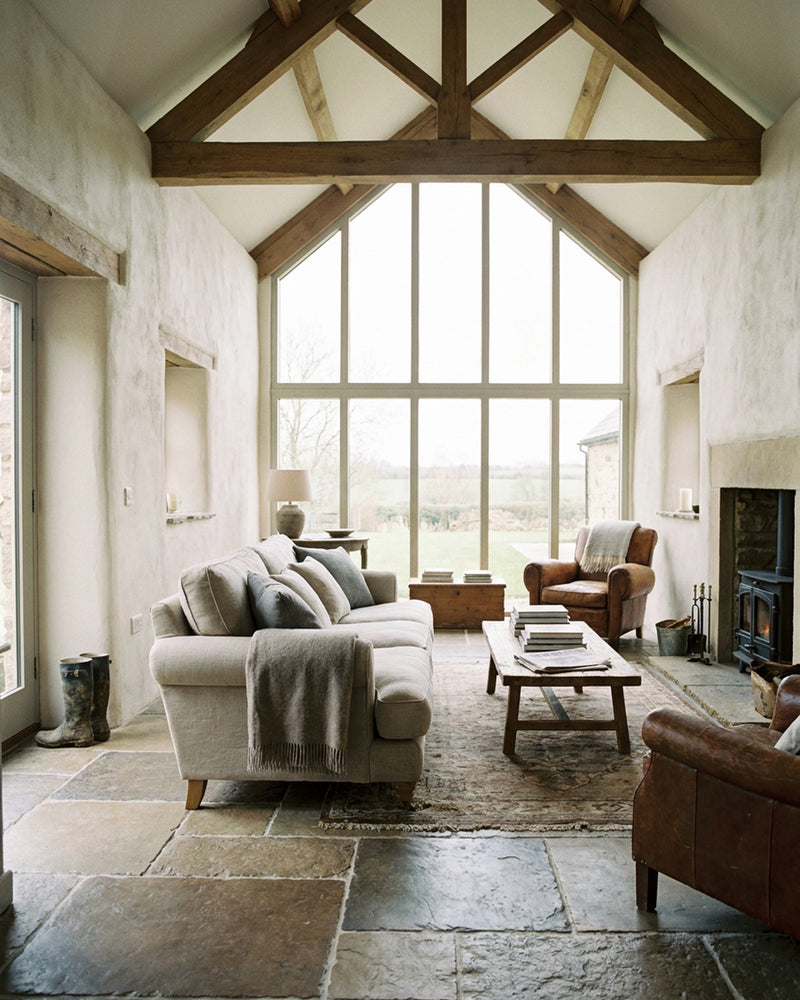 Antique English Reclaimed Riven Sandstone