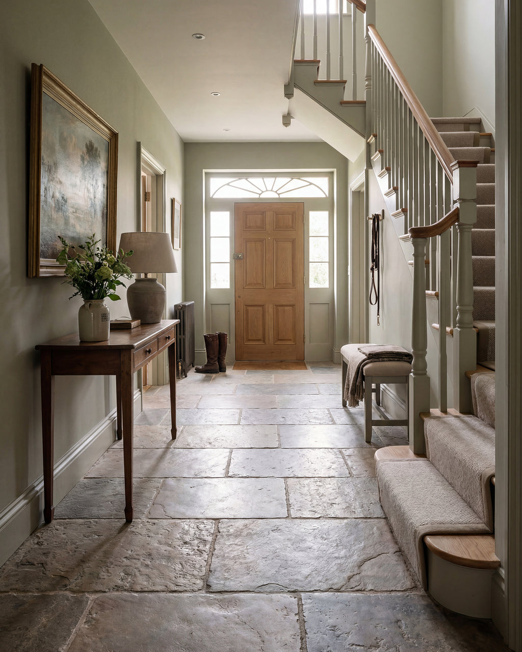 Antique English Reclaimed Riven Sandstone