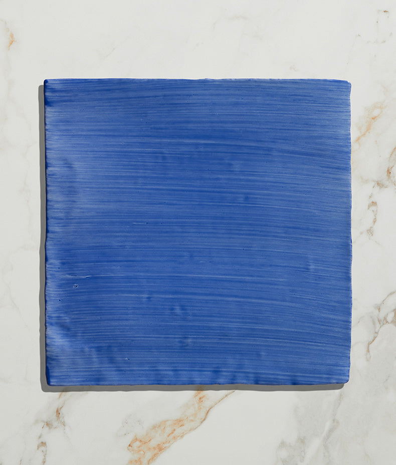 STUDIO Jamboree Handpainted Ceramic Greek Blue Field