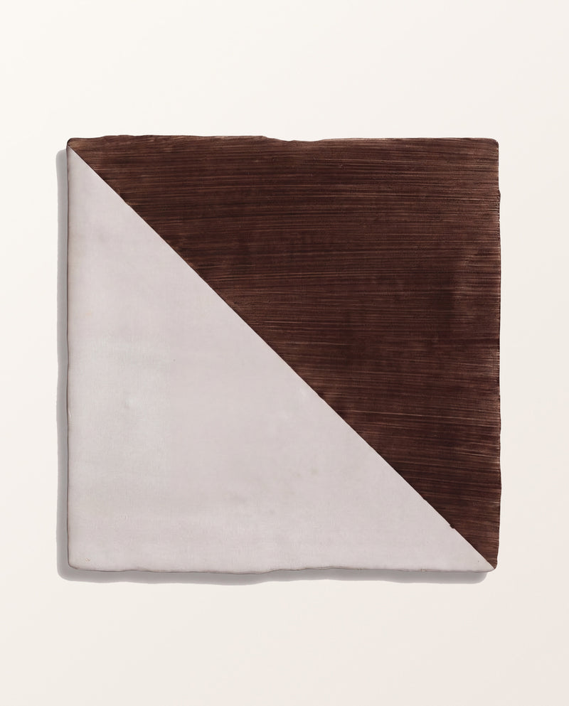 STUDIO Jamboree Handpainted Ceramic Chocolate Tri