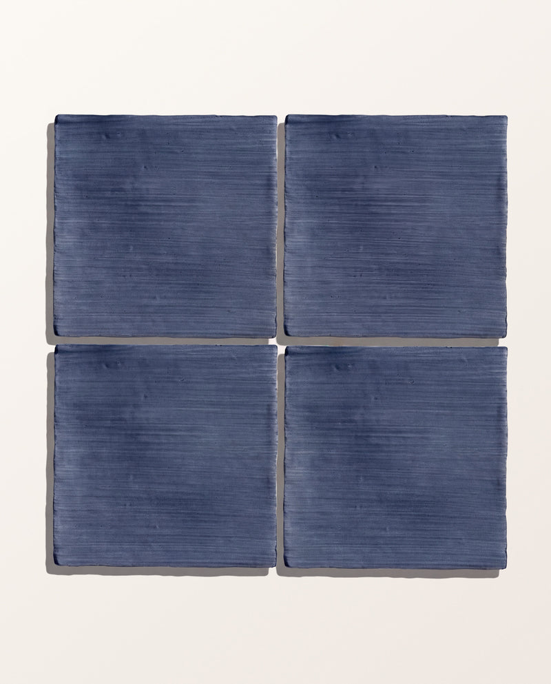 STUDIO Jamboree Handpainted Ceramic Denim Field
