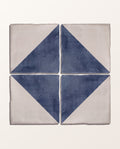 STUDIO Jamboree Handpainted Ceramic Denim Tri