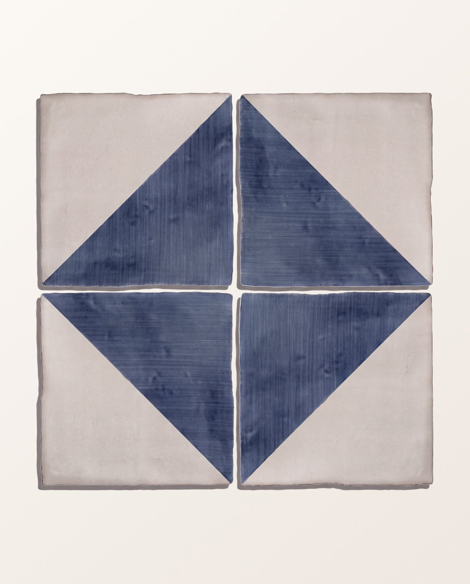 STUDIO Jamboree Handpainted Ceramic Denim Tri