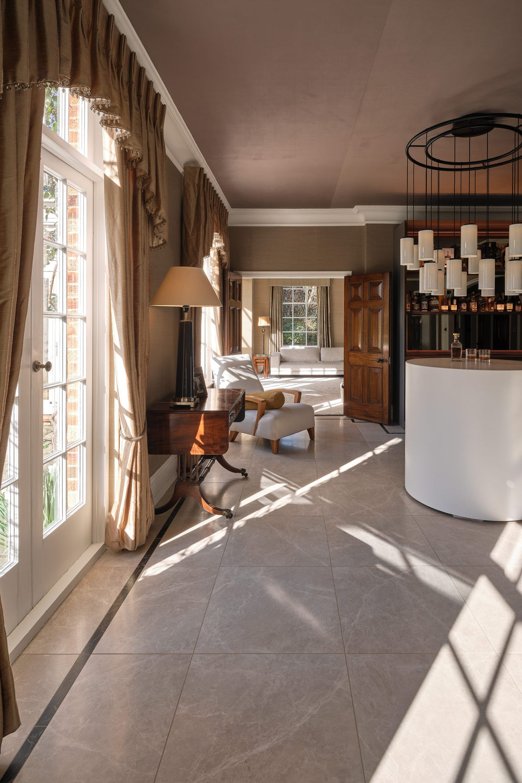 Domus Marble Honed Finish at The Georgian House