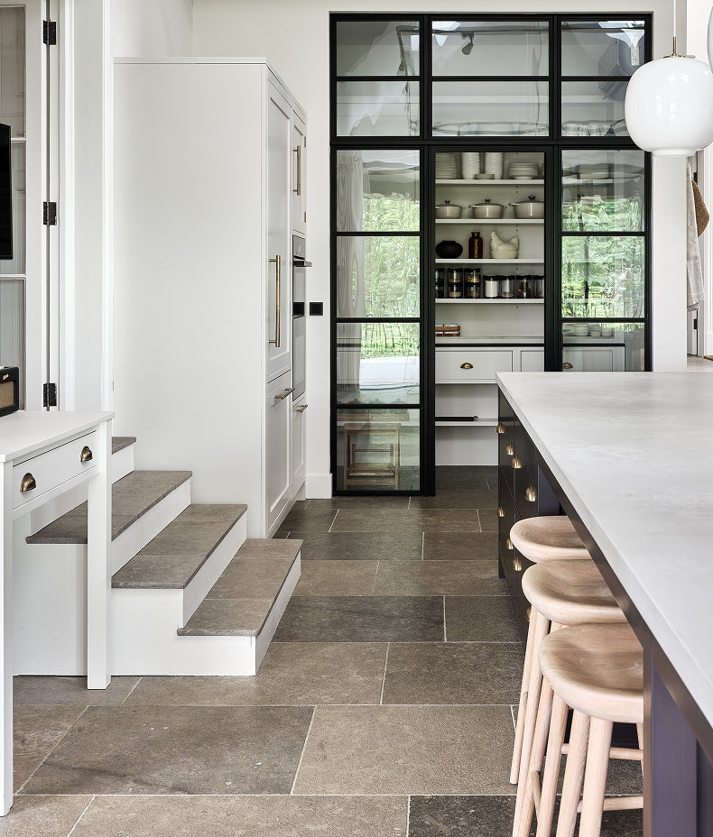 Kimmeridge Limestone Tumbled & Etched Finish
