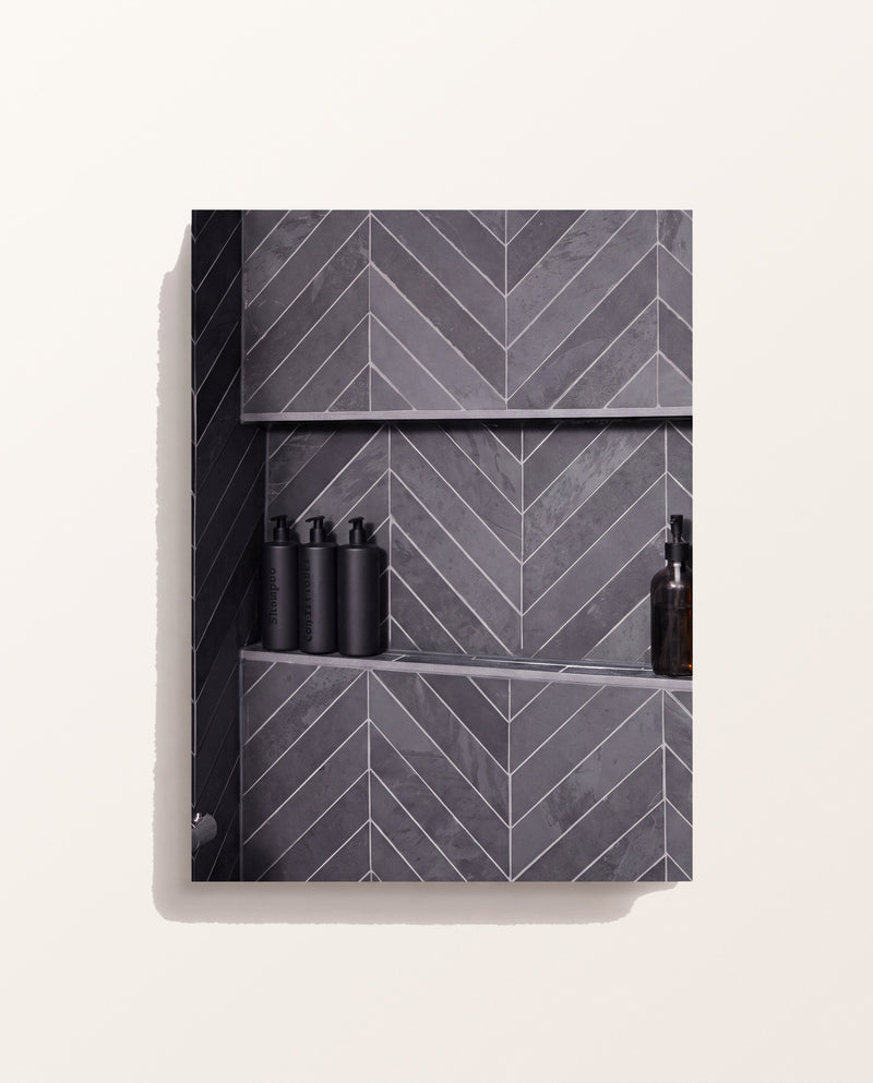 Metropolitan Slate Chevron Riven Finish