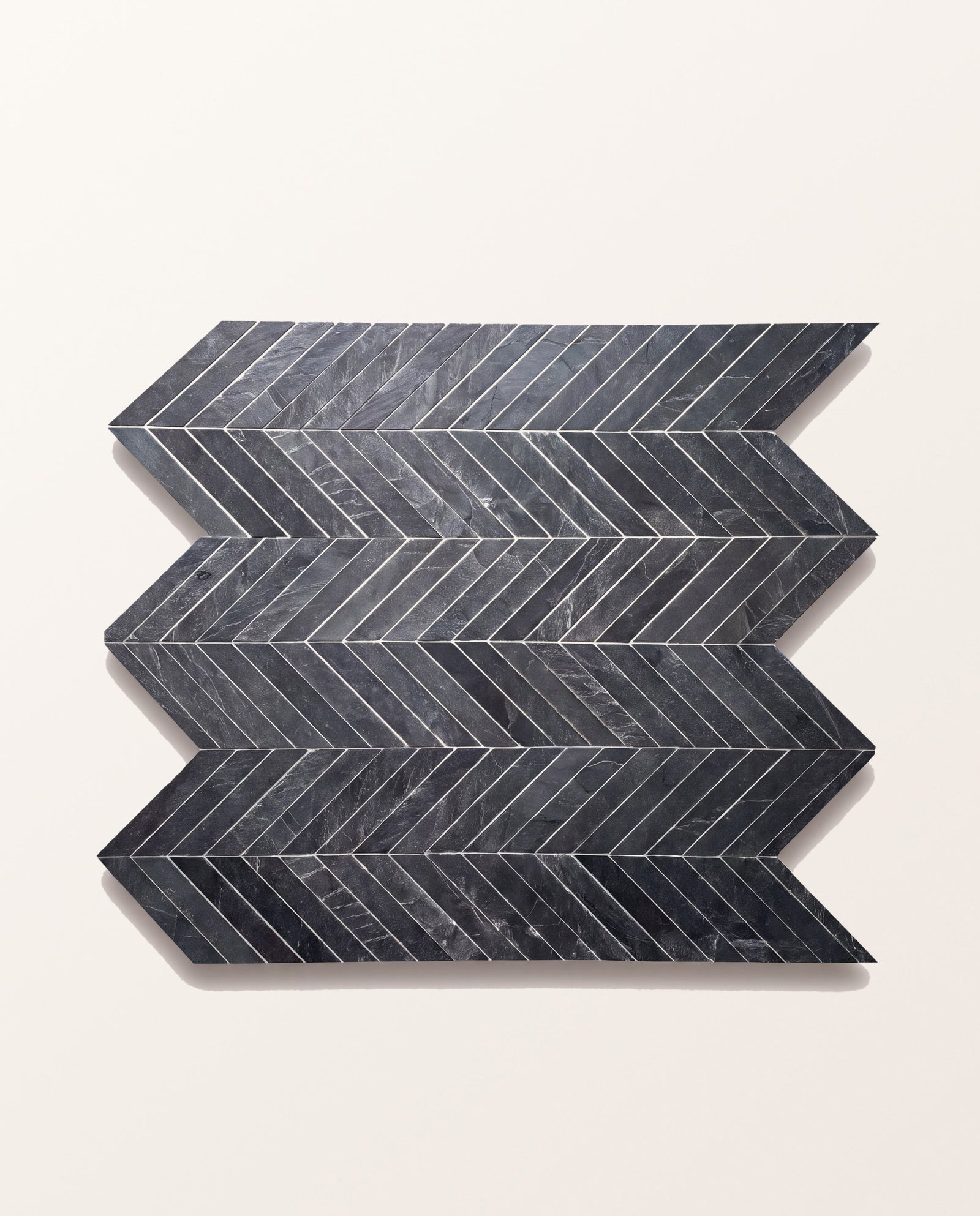 Metropolitan Slate Chevron Riven Finish