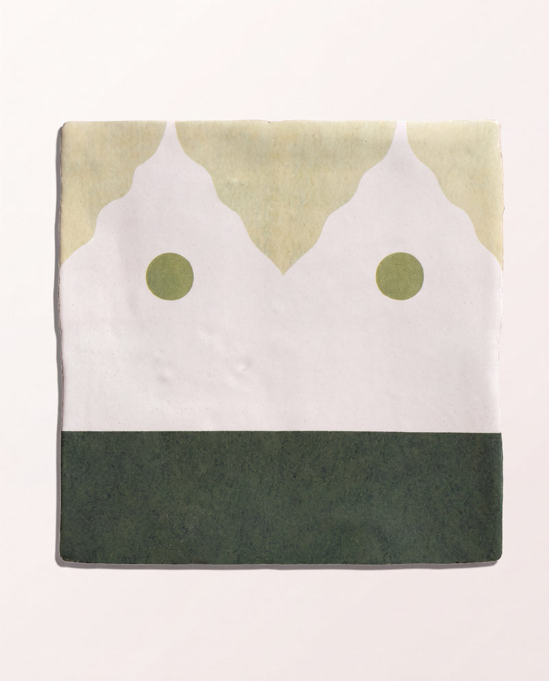 STUDIO Minaret Green Dot Ceramic