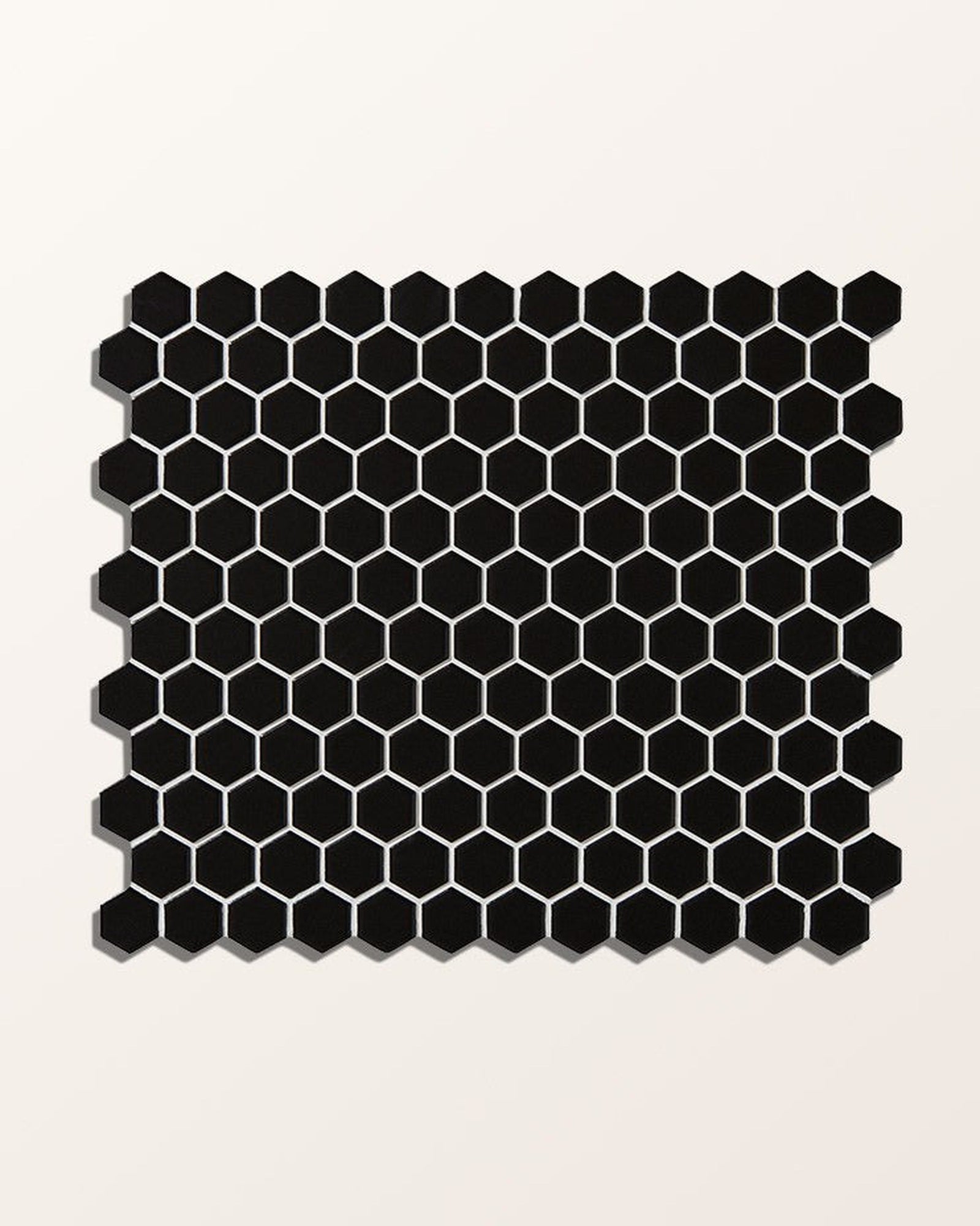 Mono Hex Porcelain Mosaic Noir