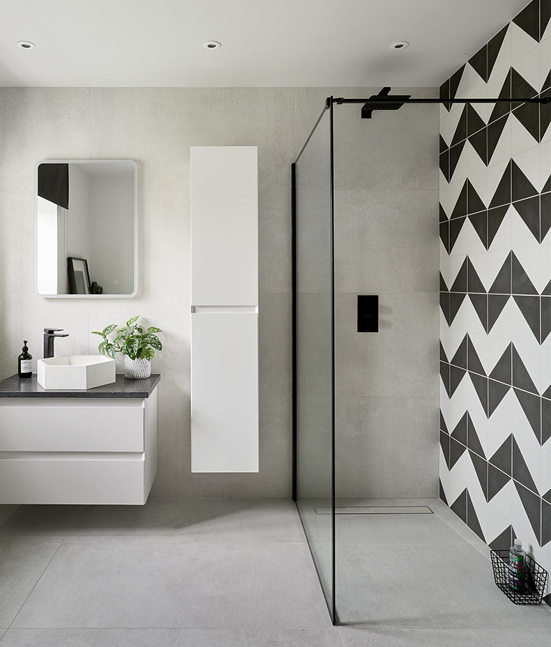 Parisian Café Porcelain Tri Black