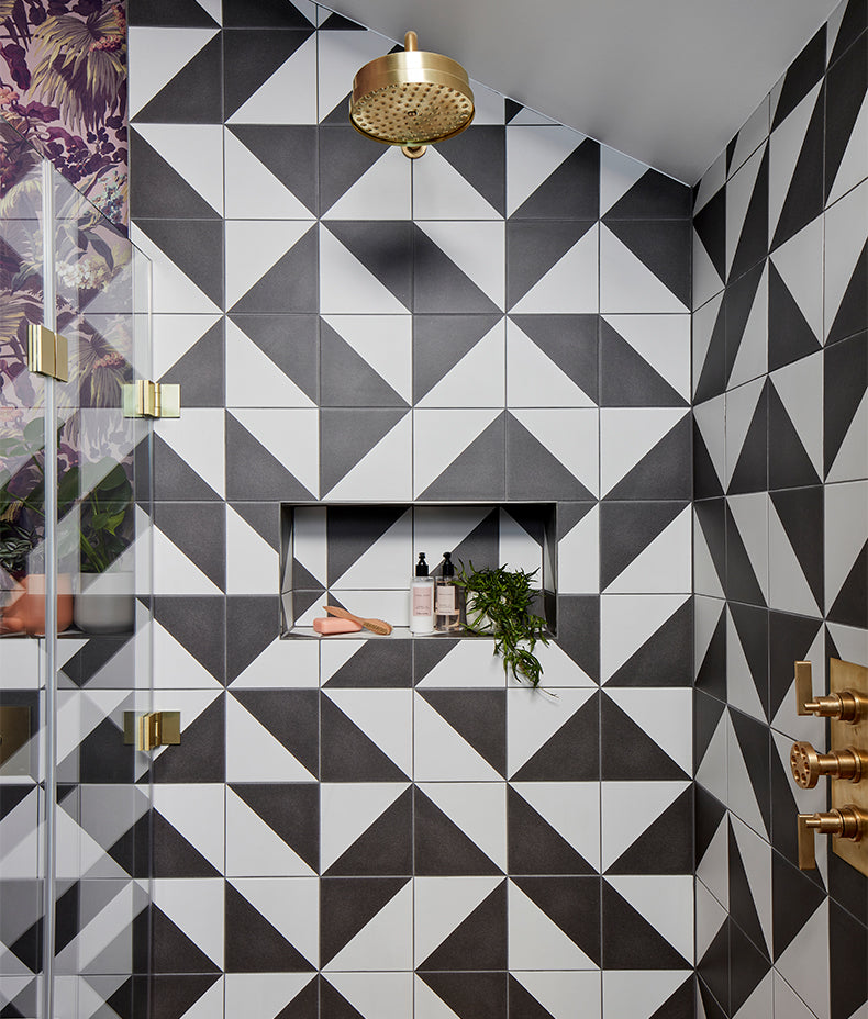 Parisian Café Porcelain Tri Black