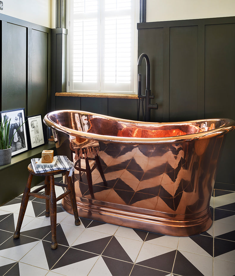 Parisian Café Porcelain Tri Black