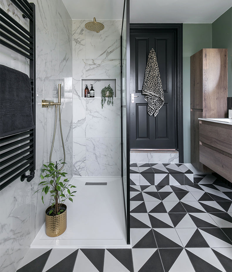 Parisian Café Porcelain Tri Black