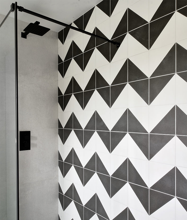 Parisian Café Porcelain Tri Black