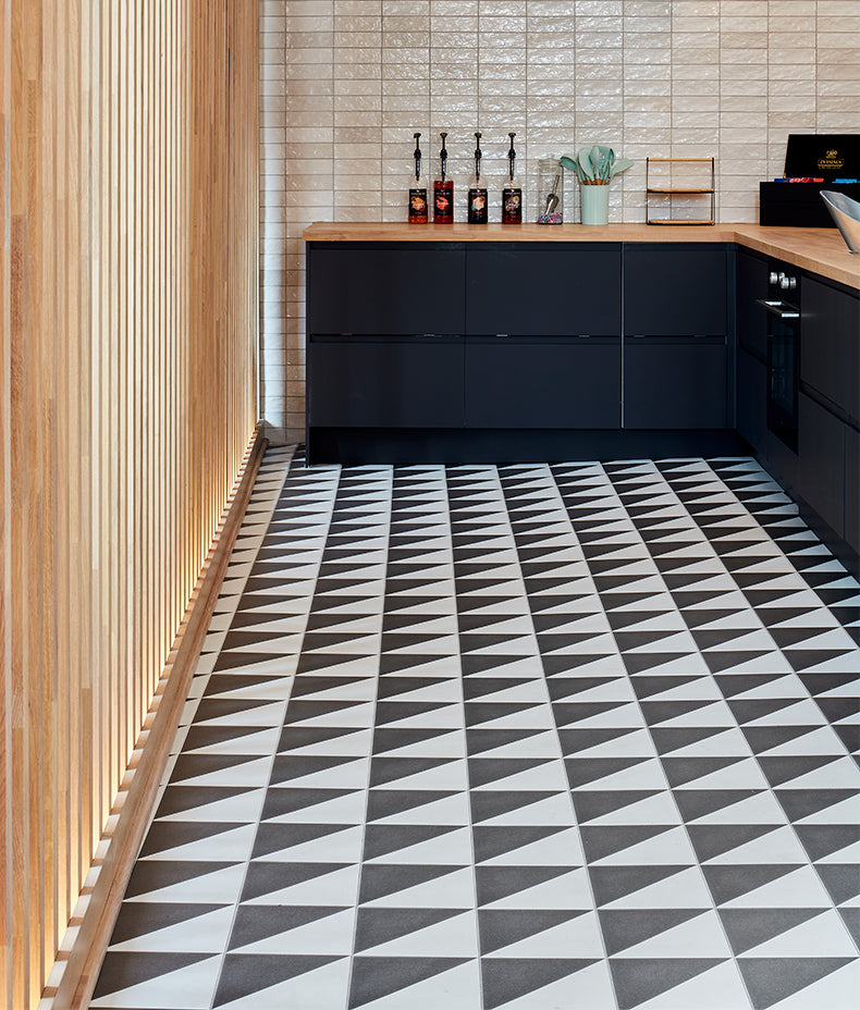 Parisian Café Porcelain Tri Black