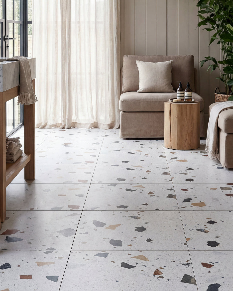 Piazza Porcelain Geo Pearl