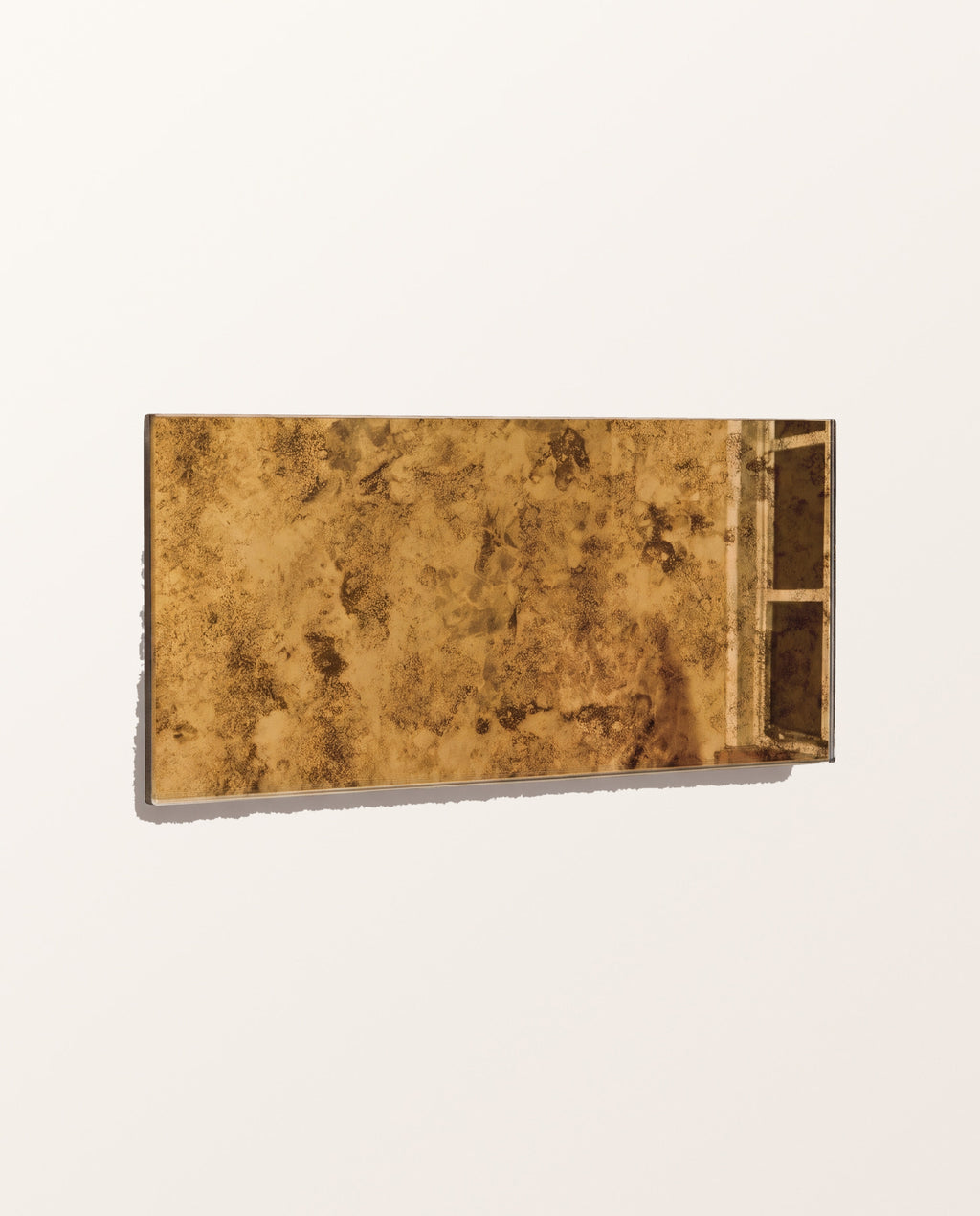 Rococo Glass Mirror Brass