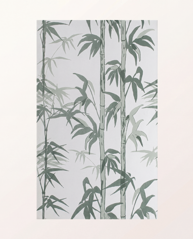 Silk Screen Ceramic Lantau Bamboo Smoke Green