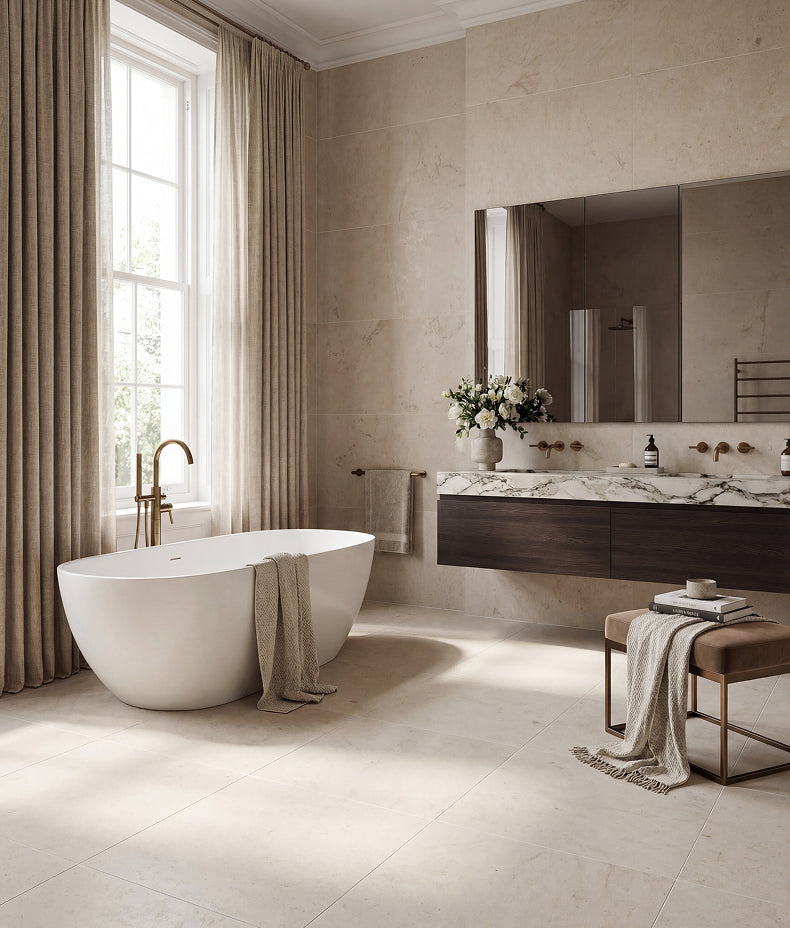 Sloane Porcelain Honed White