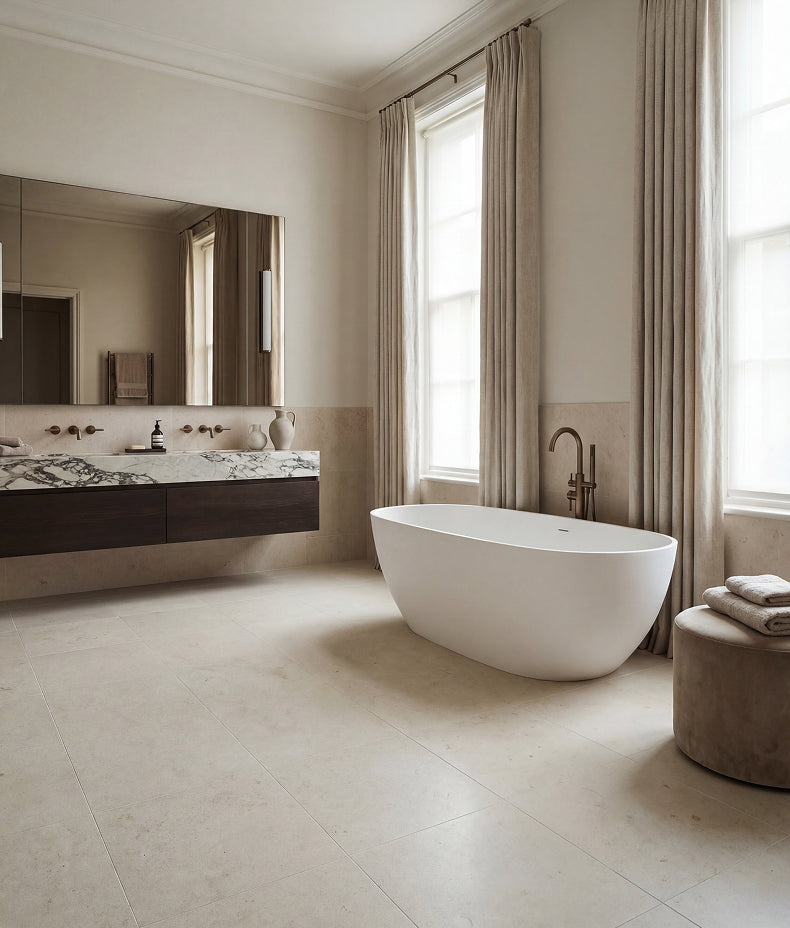 Sloane Porcelain Honed White