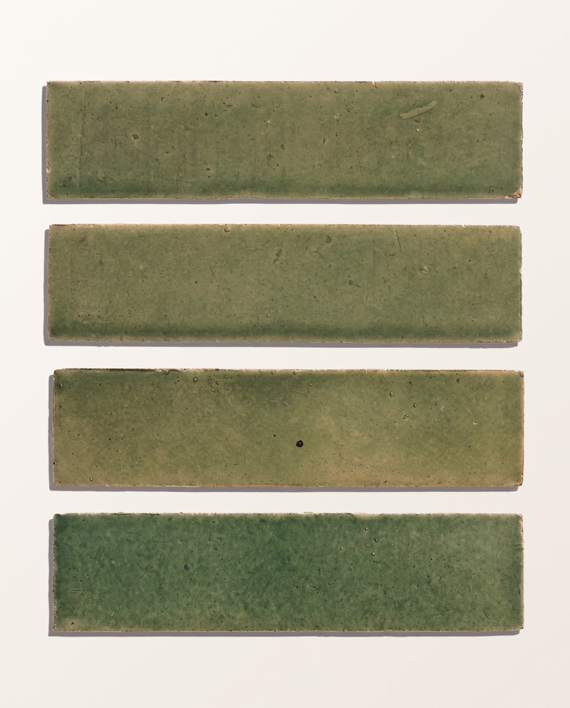 Stone Glaze Ceramic Olive Leaf Gloss Brick