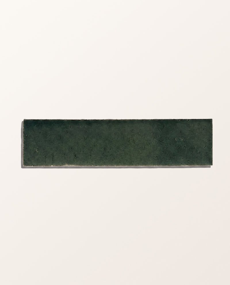 Stone Glaze Ceramic Petrol Green Gloss Brick