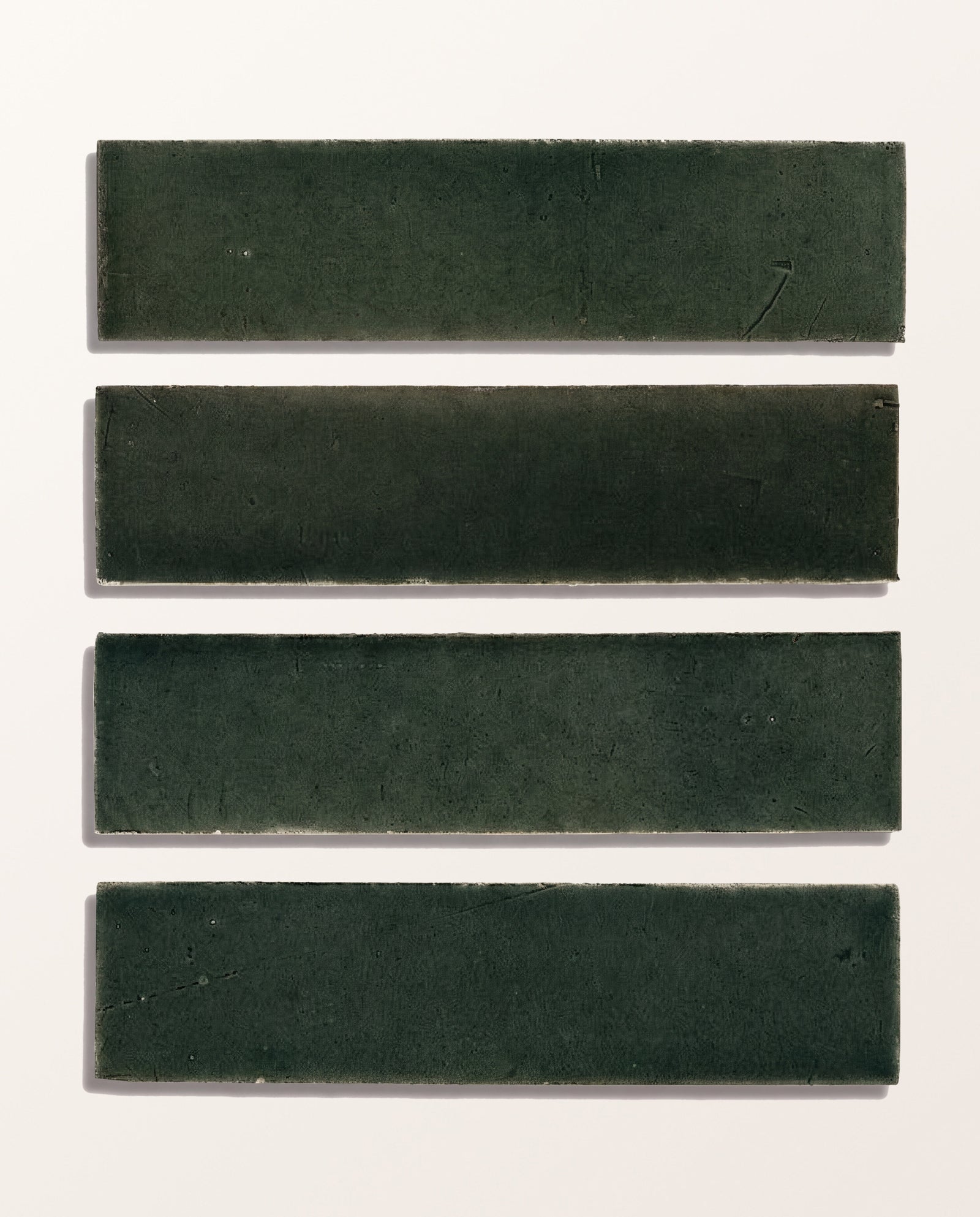 Stone Glaze Ceramic Petrol Green Gloss Brick