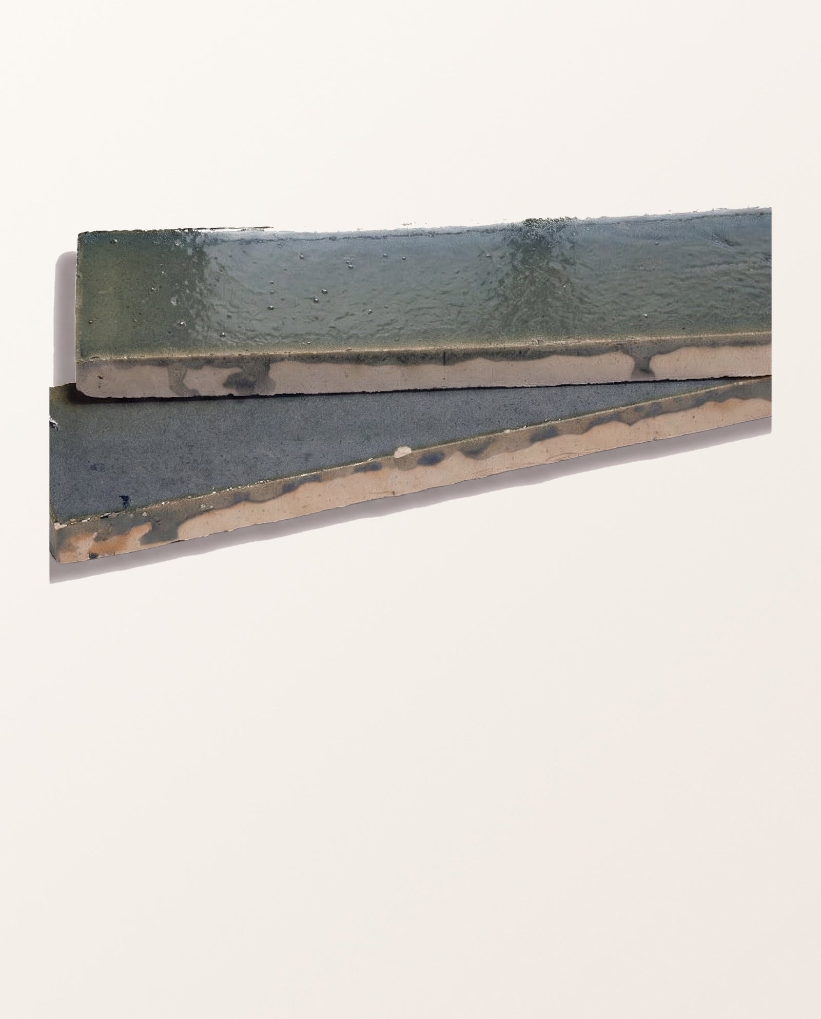 Stone Glaze Ceramic Winter Pond Gloss Brick