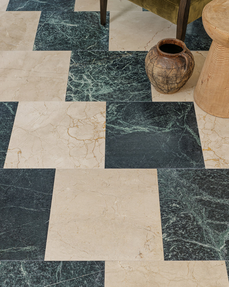 Versailles Marble Vert Honed||versailles-marble-creme-honed