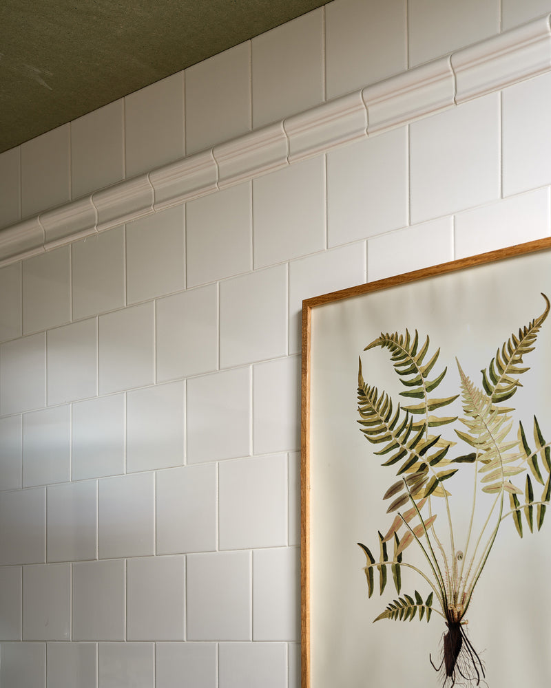 Victorian Style™ Wall Ceramic Cotton White Dado||victorian-style-wall-ceramic-cotton-white-square