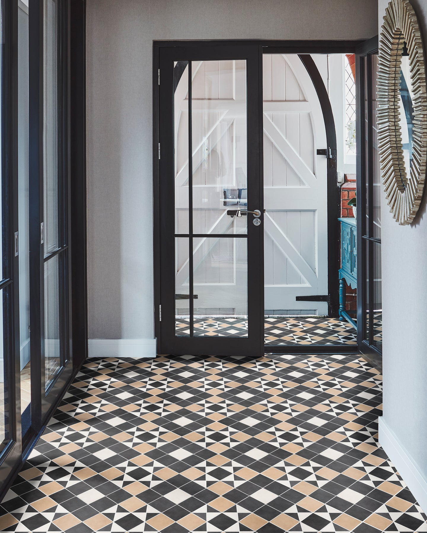 Victorian Style™ Porcelain Finchley Pattern Sandstone