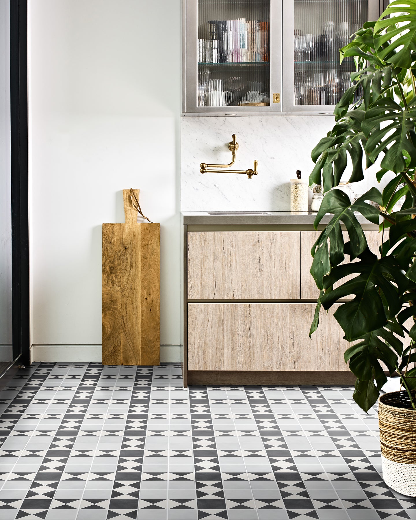 Victorian Style™ Porcelain Finchley Pattern Soft Grey