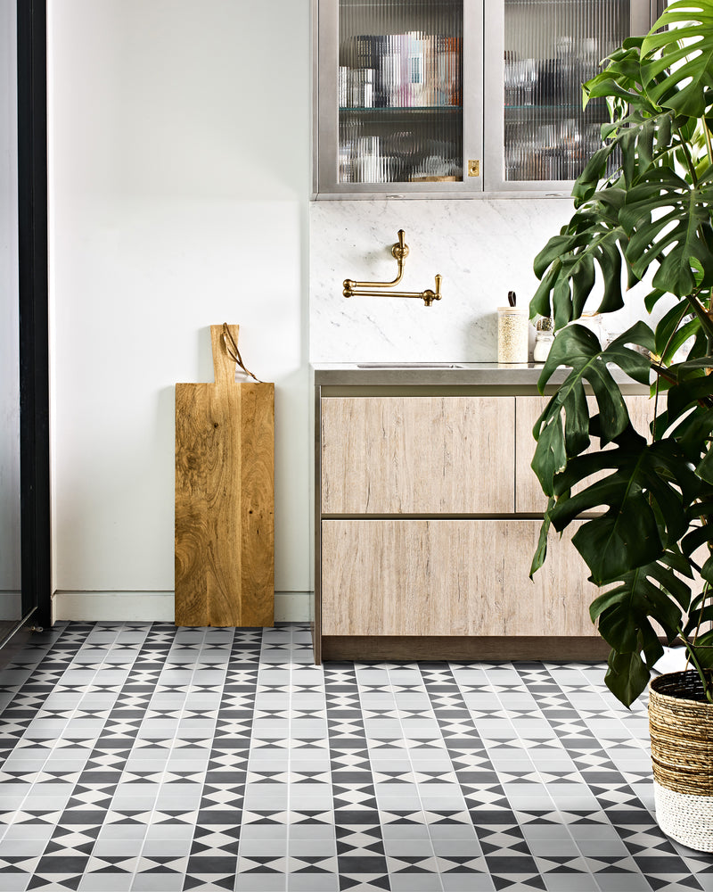 Victorian Style™ Porcelain Finchley Pattern Soft Grey