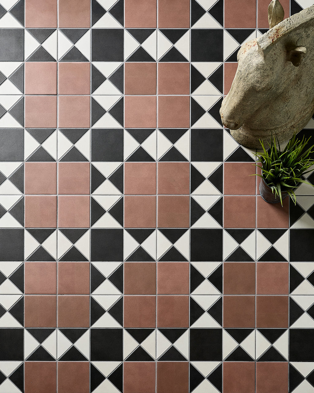 Victorian Style™ Porcelain Finchley Pattern Terracotta