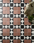 Victorian Style™ Porcelain Finchley Pattern Terracotta