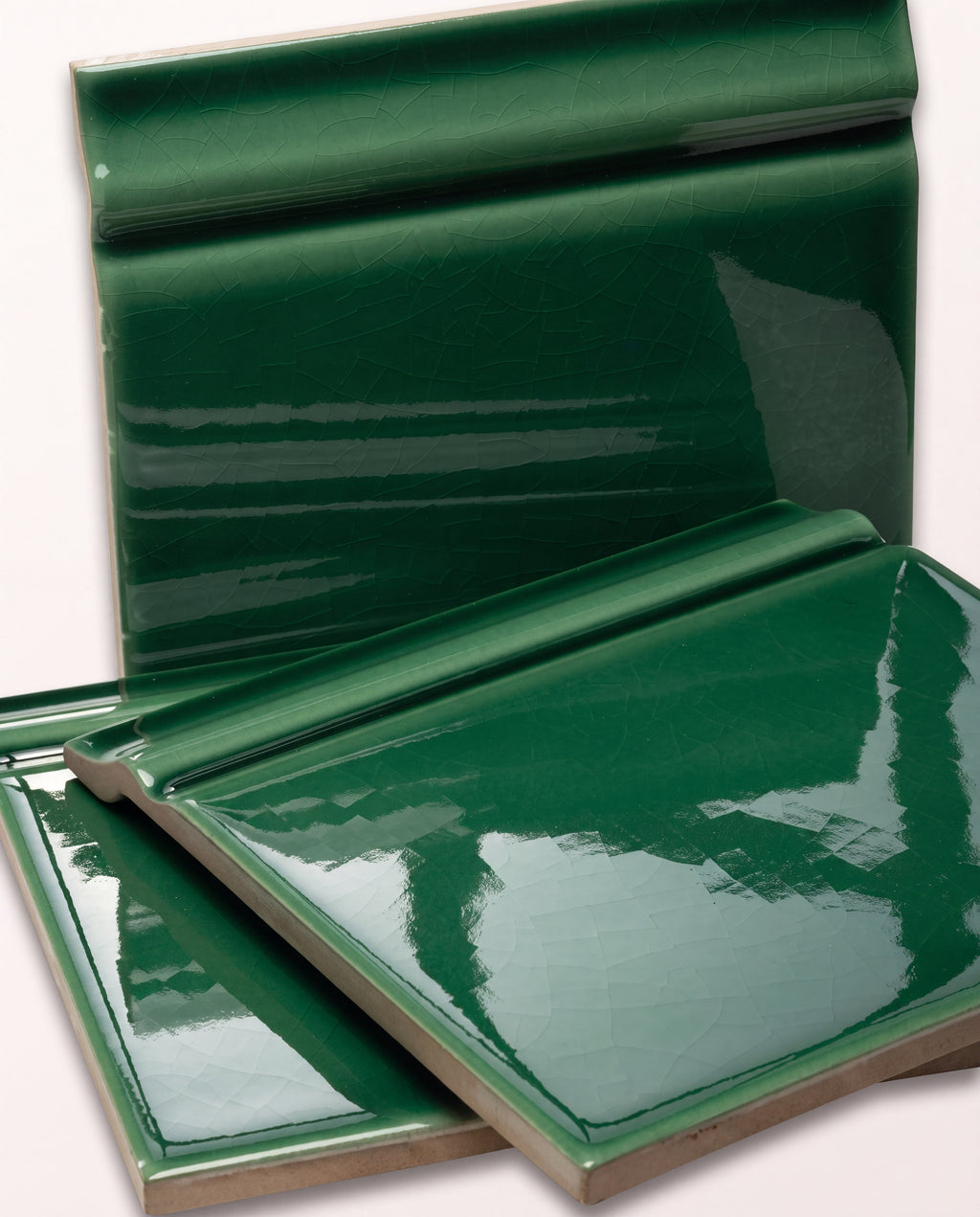 Victorian Style™ Wall Ceramic Emerald Green Skirting
